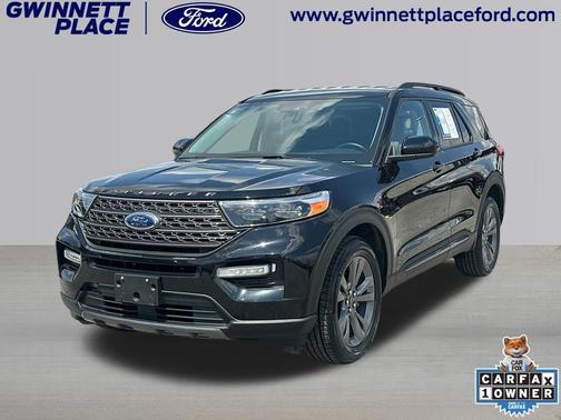 Agate Black Metallic 2022 Ford Explorer XLT