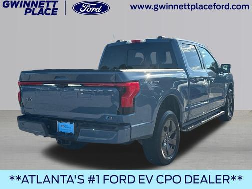 Azure Gray Metallic 2023 Ford F-150 Lightning LARIAT