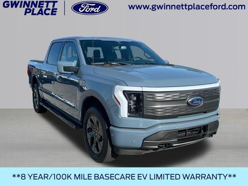 Azure Gray Metallic 2023 Ford F-150 Lightning LARIAT