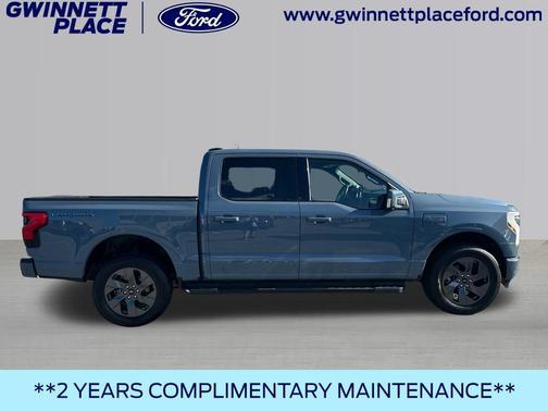 Azure Gray Metallic 2023 Ford F-150 Lightning LARIAT