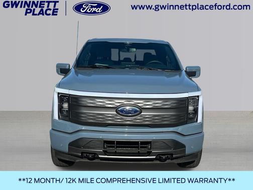 Azure Gray Metallic 2023 Ford F-150 Lightning LARIAT