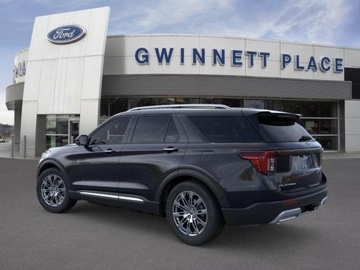 Agate Black Metallic 2026 Ford Explorer Platinum
