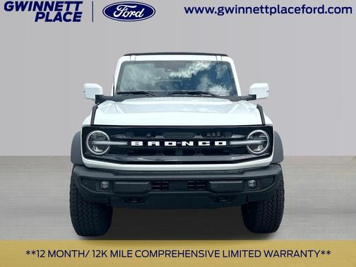 Oxford White 2025 Ford Bronco Outer Banks