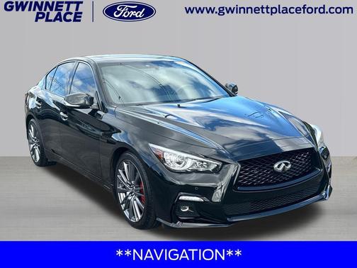 Midnight Black 2023 INFINITI Q50 3.0t RED SPORT 400