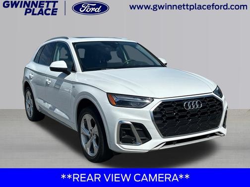 Glacier White Metallic 2023 Audi Q5 45 S line Premium Plus
