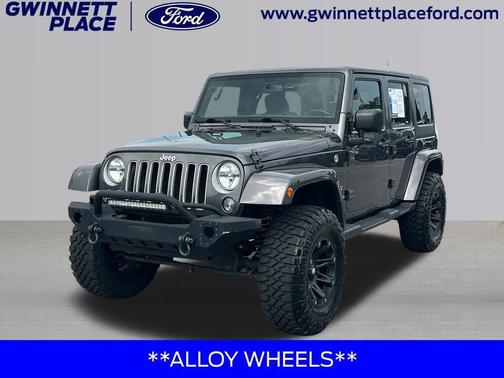Granite Crystal Metallic Clearcoat 2016 Jeep Wrangler Unlimited Sahara