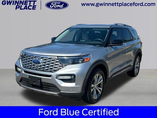 Iconic Silver Metallic 2020 Ford Explorer Platinum