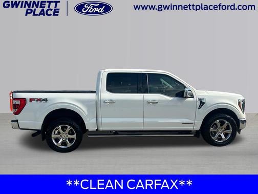 Star White Metallic Tri-Coat 2021 Ford F-150 Lariat