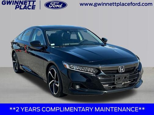 Crystal Black Pearl 2022 Honda Accord Sport SE 1.5T