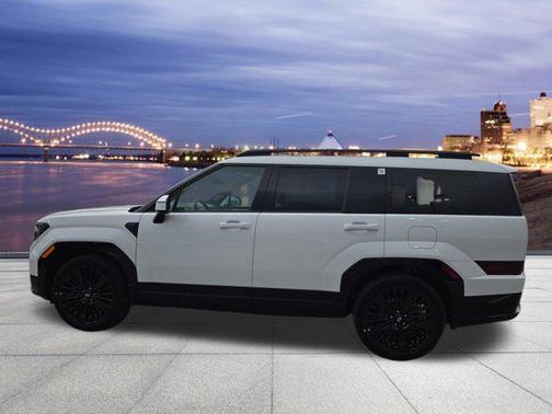 Serenity White 2026 Hyundai SANTA FE HEV Calligraphy