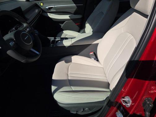 Ultimate red 2025 Hyundai SONATA Hybrid Limited