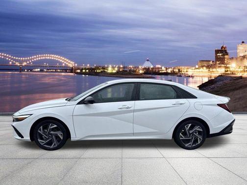 Serenity White 2025 Hyundai ELANTRA Sport