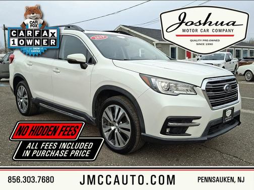 Crystal White Pearl 2019 Subaru Ascent Limited 7-Passenger