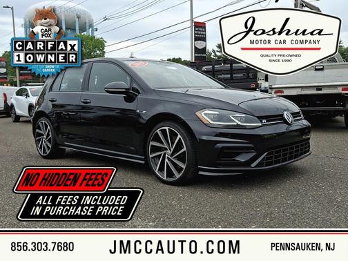 Deep Black Pearl 2019 Volkswagen Golf R 2.0T Manual