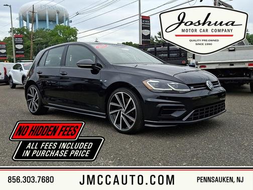 Deep Black Pearl 2019 Volkswagen Golf R 2.0T Manual