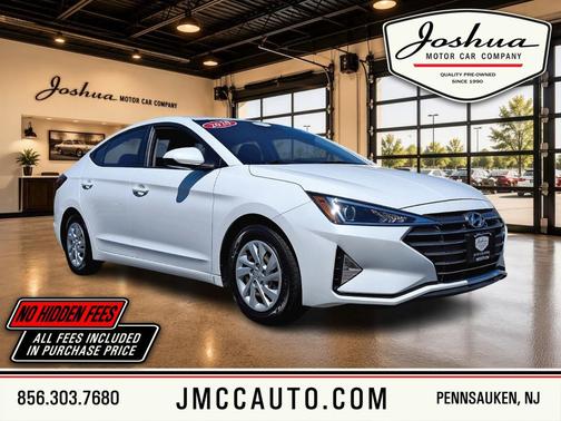 Quartz White Pearl 2020 Hyundai ELANTRA SE