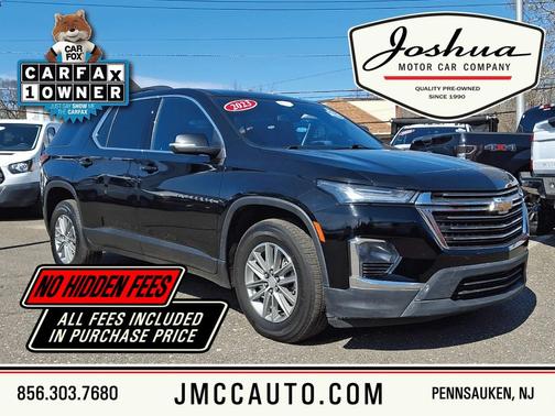 Mosaic Black Metallic 2023 Chevrolet Traverse LT Cloth