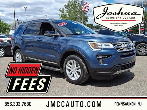 Blue Metallic 2018 Ford Explorer XLT