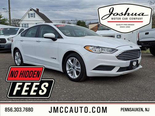 Oxford White 2018 Ford Fusion Hybrid S