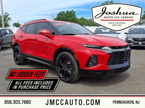 Red Hot 2019 Chevrolet Blazer RS