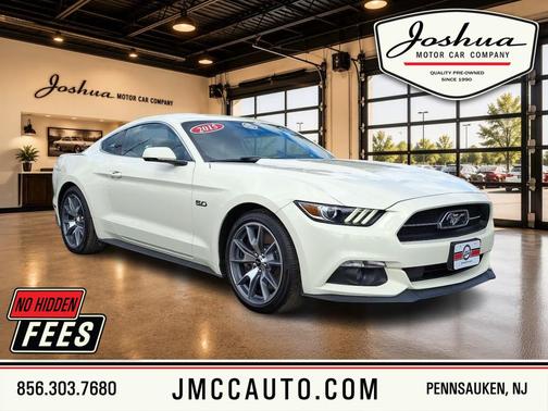 Wimbledon White 2015 Ford Mustang GT 50 Years Limited Edition