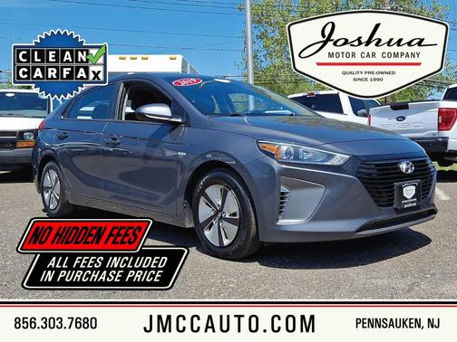 Summit Gray Pearl 2019 Hyundai IONIQ Hybrid Blue