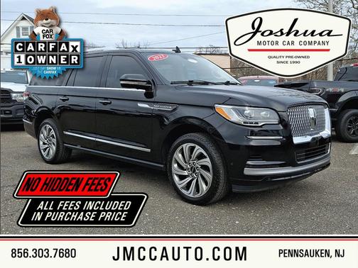 Infinite Black Metallic Clearcoat 2022 Lincoln Navigator Reserve