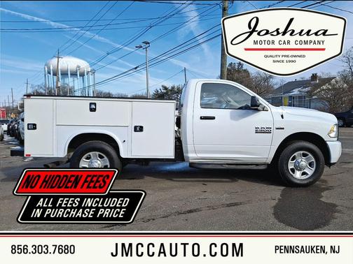 Bright White Clearcoat 2018 RAM 2500 Tradesman Regular Cab 4x2 8' Box