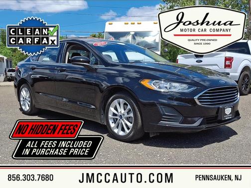 Agate Black Metallic 2020 Ford Fusion Hybrid SE