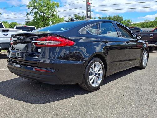 Agate Black Metallic 2020 Ford Fusion Hybrid SE