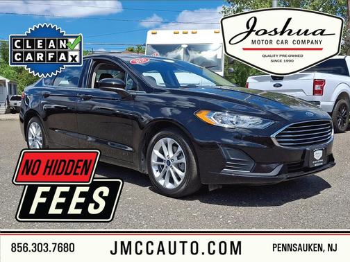 Agate Black Metallic 2020 Ford Fusion Hybrid SE