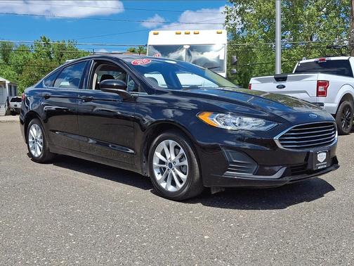 Agate Black Metallic 2020 Ford Fusion Hybrid SE