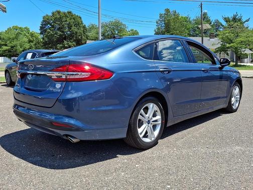 Blue Metallic 2018 Ford Fusion Hybrid S
