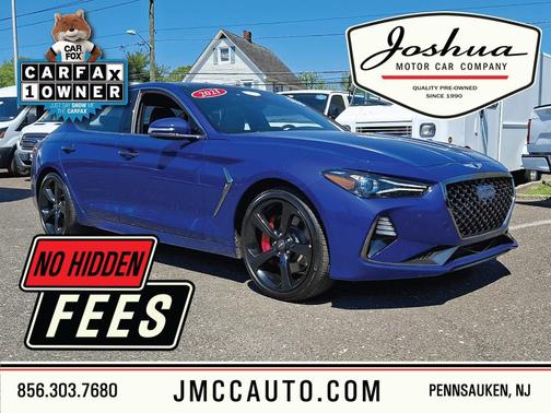Mallorca Blue 2021 Genesis G70 3.3T AWD