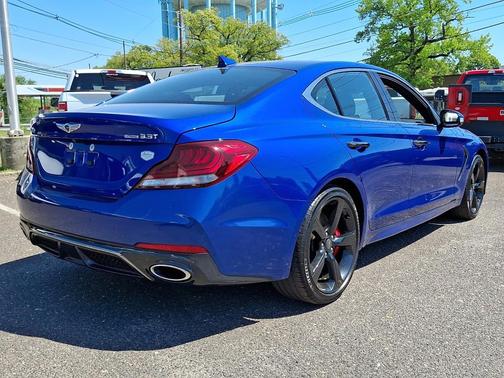 Mallorca Blue 2021 Genesis G70 3.3T AWD