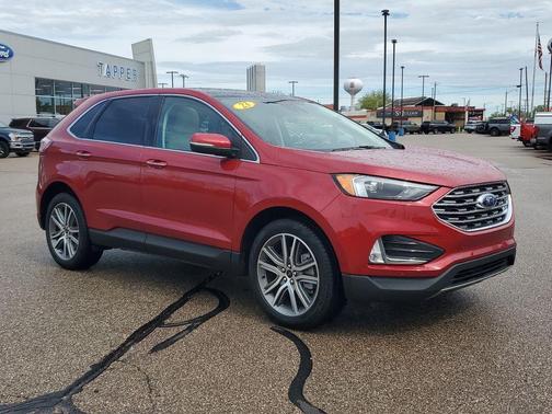 Red Tinted Clearcoat 2023 Ford Edge Titanium
