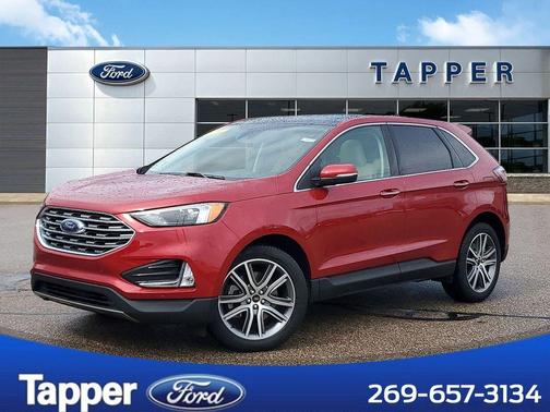 Red Tinted Clearcoat 2023 Ford Edge Titanium