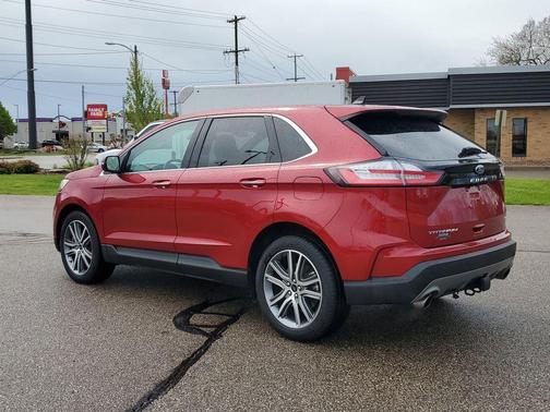 Red Tinted Clearcoat 2023 Ford Edge Titanium
