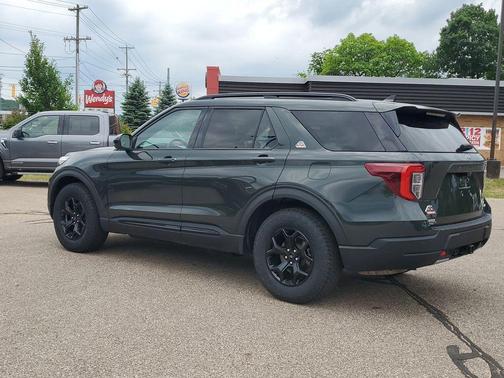 Forged Green Metallic 2023 Ford Explorer Timberline