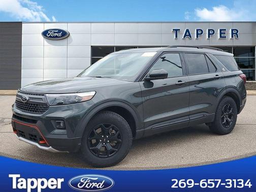 Forged Green Metallic 2023 Ford Explorer Timberline