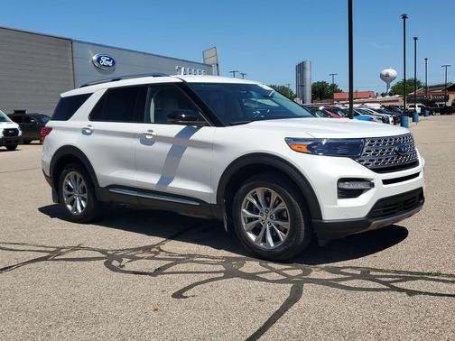 Star White 2024 Ford Explorer Limited