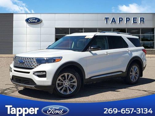 Star White 2024 Ford Explorer Limited