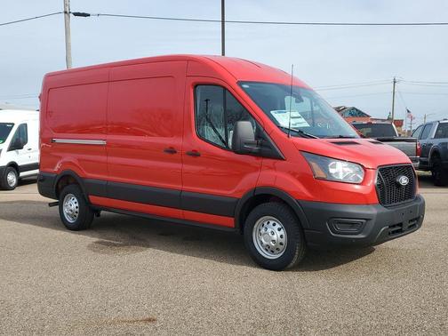 Race Red 2026 Ford Transit-250 148 WB Medium Roof Cargo