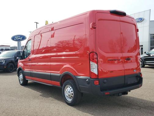 Race Red 2026 Ford Transit-250 148 WB Medium Roof Cargo
