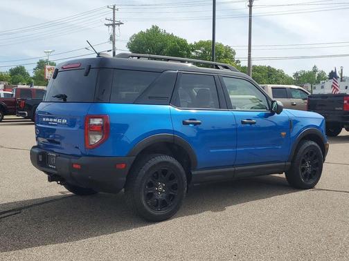 Velocity Blue Metallic 2025 Ford Bronco Sport Badlands