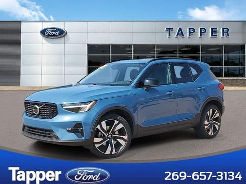 Fjord Blue Metallic 2023 Volvo XC40 B5 PLUS DARK THEME