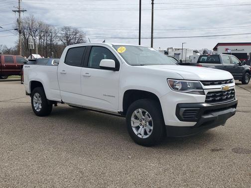 Summit White 2022 Chevrolet Colorado LT
