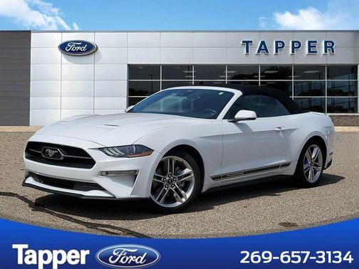 Oxford White 2021 Ford Mustang EcoBoost Premium