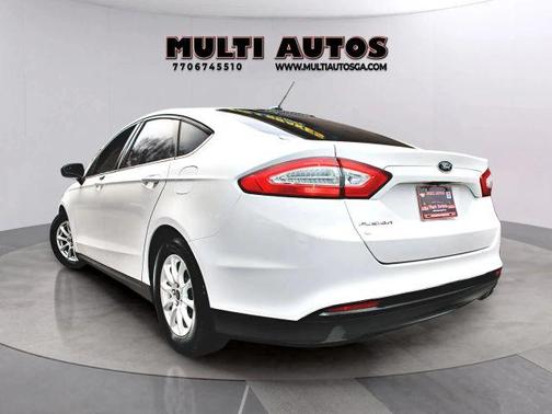 White 2015 Ford Fusion S