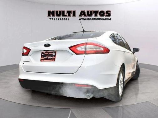 White 2015 Ford Fusion S